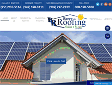 Tablet Screenshot of berryroofing.com